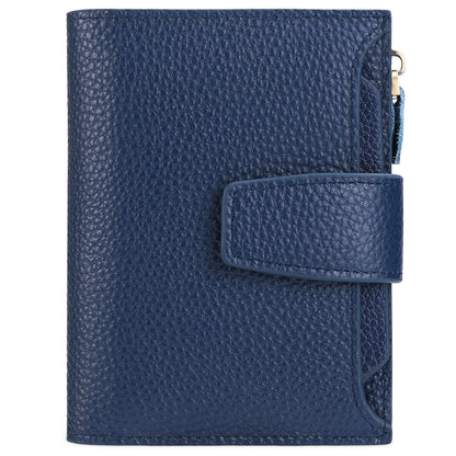 Stylish genuine leather wallet in light green