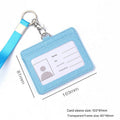 Sky Blue - Horizontal Card Holder with Hand Strap