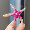 XZ0178-4 Starfish Brooch - Pink