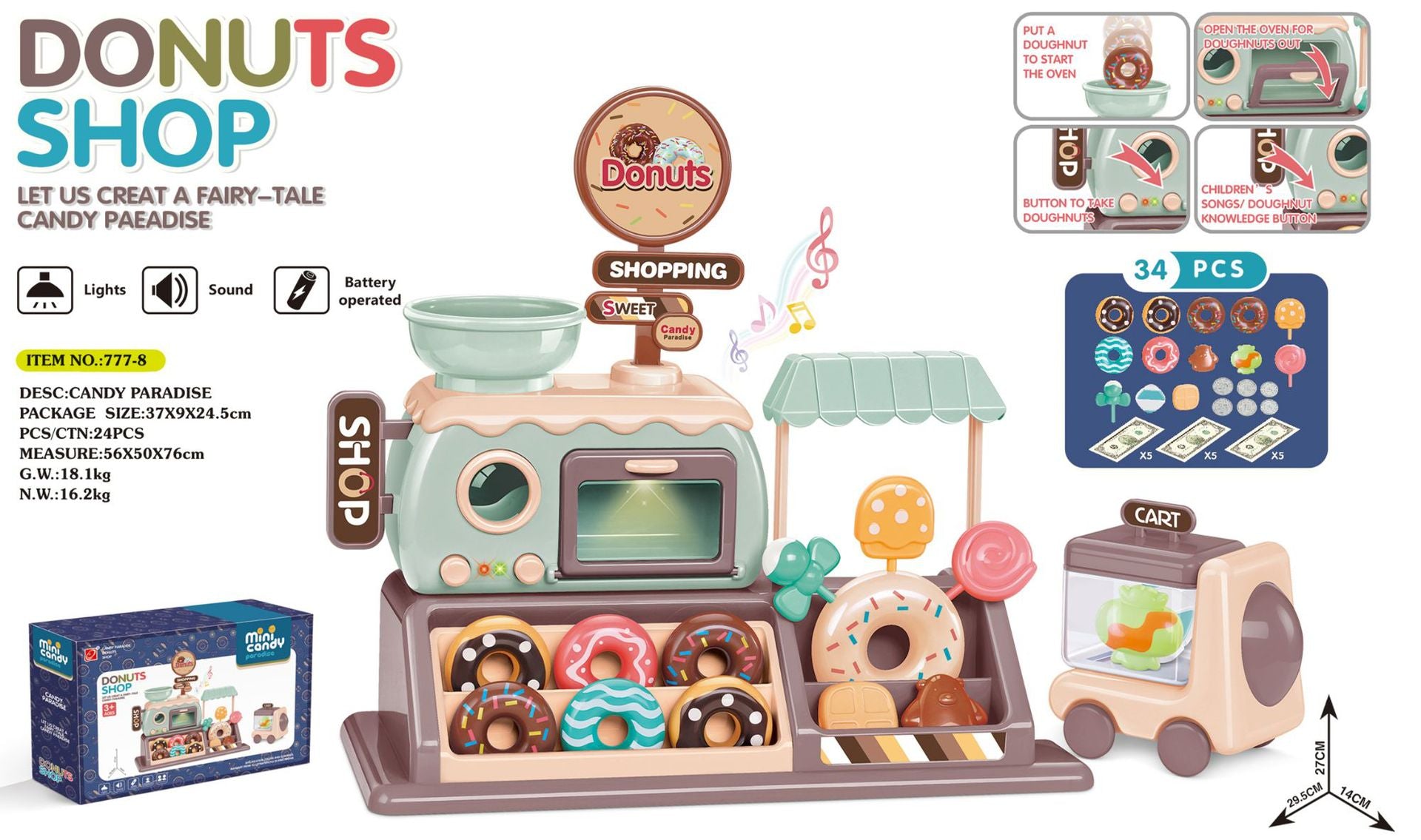 cash register toy with scanner and coins