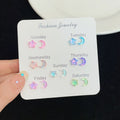 Star and Moon Seven Pair Set