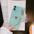 Gold foil-butterfly chain
