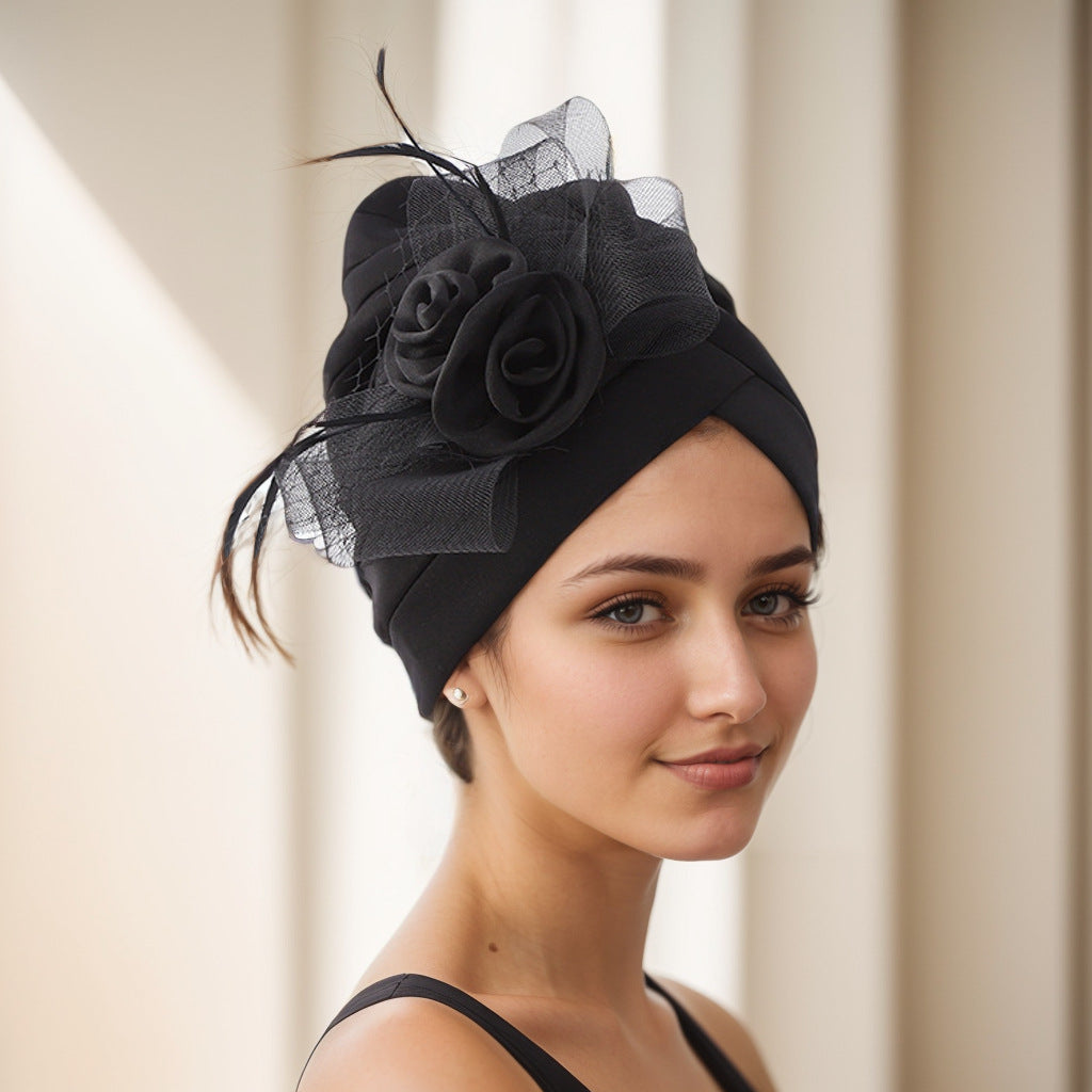 Muslim cap in black color