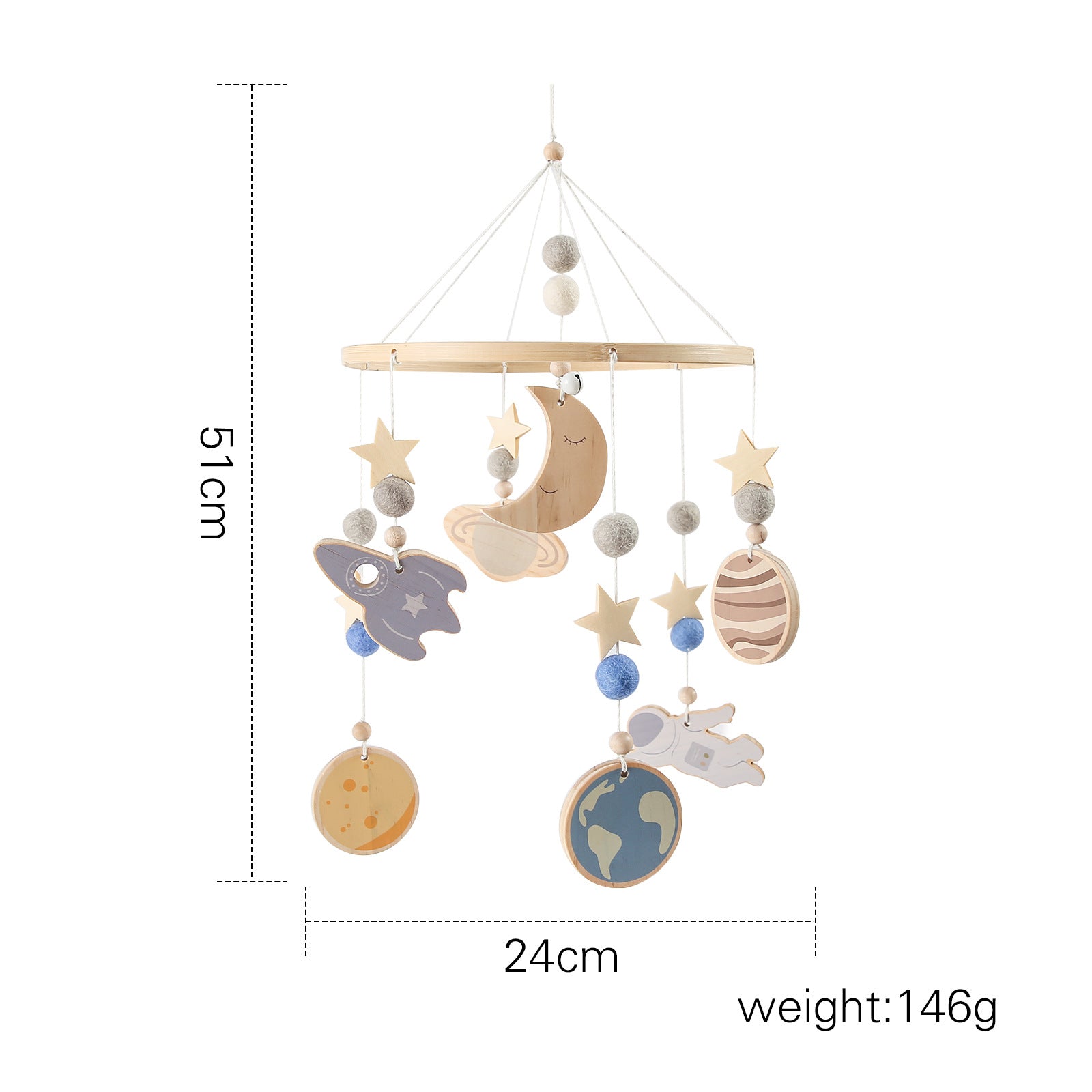 Colorful Hanging Toys for Baby Crib Mobile - Image 2