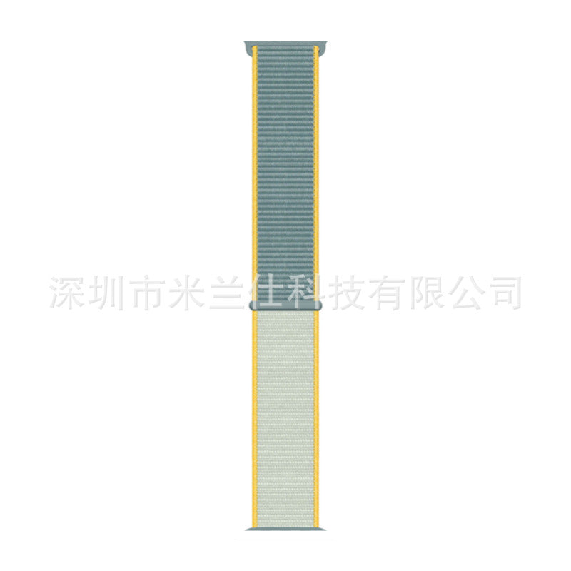 Nylon Sports Band for Apple Watch Series 1-9 & Ultra - Adjustable & Breathable with Velcro Closure