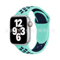 7 Mint green with royal blue