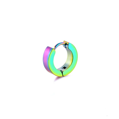 Geometric circle earrings for men and women