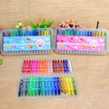 Rotating crayons 36 colors PP box (Pack of 2)