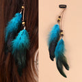 4 - Ocean Tide Blue Feather