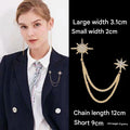 Golden Eight-Pointed Star