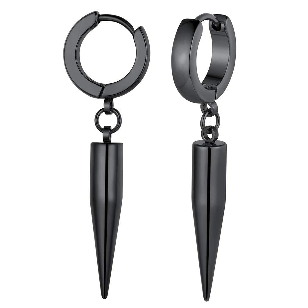 bullet pendant earrings for men image 3