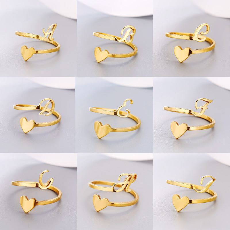 Durable stainless steel fashion jewelry ring
