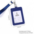 Royal Blue - Vertical Card Holder with Hand Strap