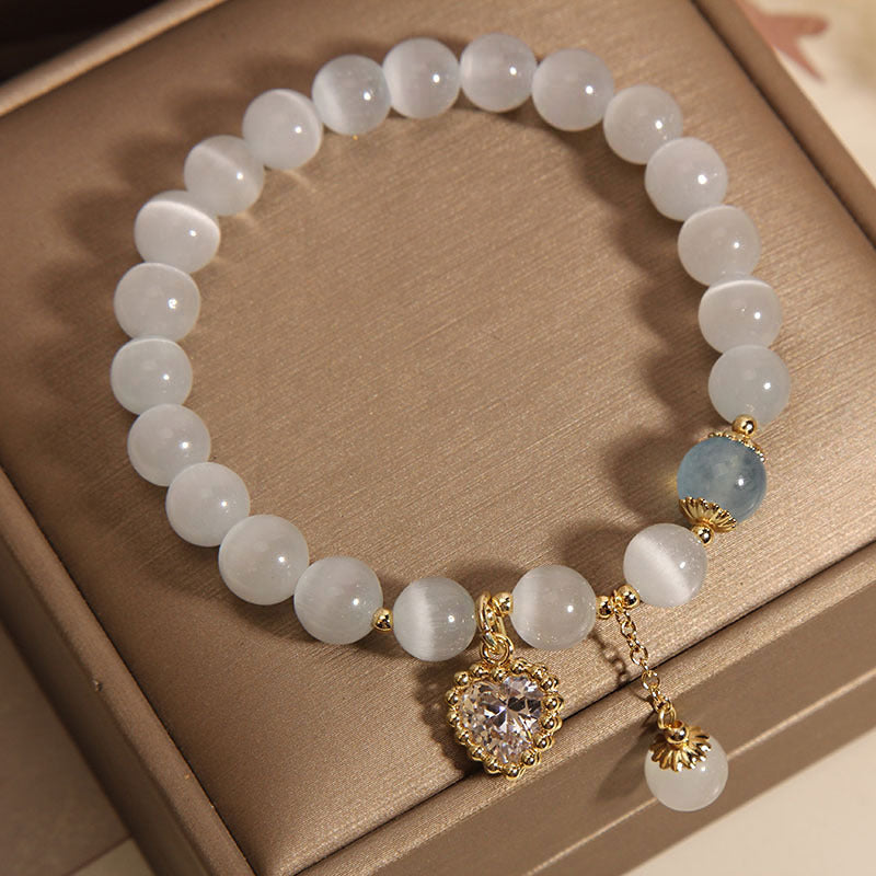 Close-up of Cat Eye Stone Bracelet - Image 2