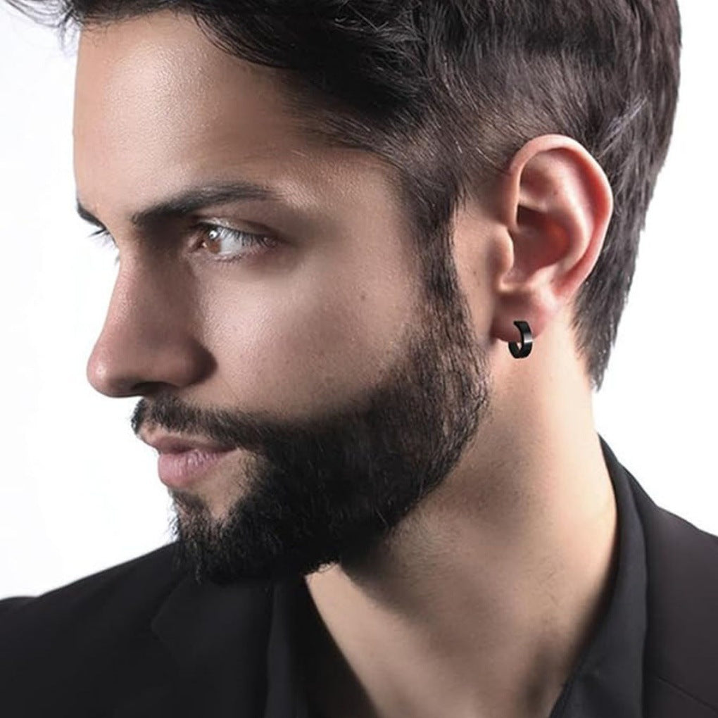 stainless steel earrings set pair 1