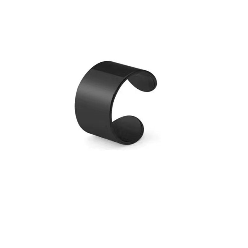 Non-pierced ear clips black