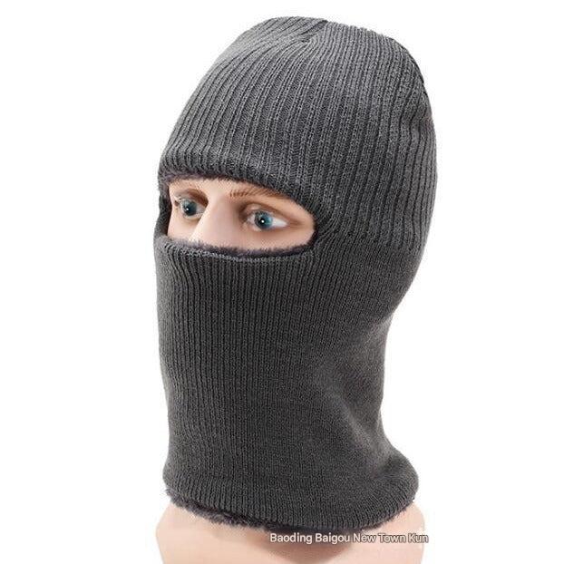 unisex knitted winter beanie outdoors
