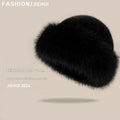 Plush Mongolian Hat Black