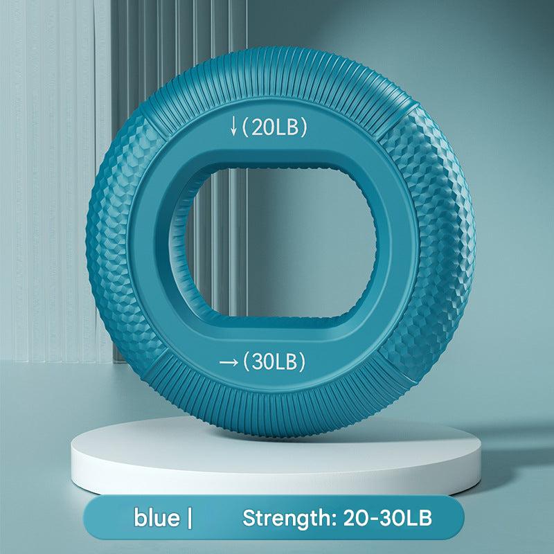 Adjustable silicone grip strengthener side view