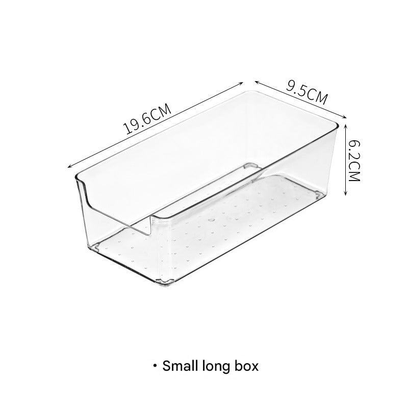Clear desktop organizer for makeup and stationery - image 1