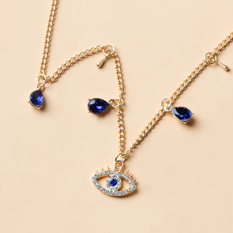 Gold-Plated Evil Eye Necklace Image 4