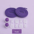 Purple shoelaces