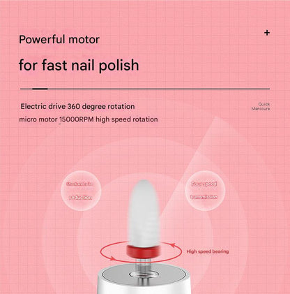 Nail grinder with multiple heads