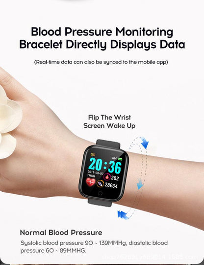 Y68 Smart Fitness Tracker Front View