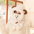 New thickened double-layer with mask, off-white