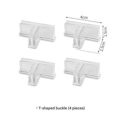Adjustable plastic divider for lingerie storage
