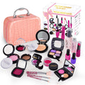 Luxury Pink Leather Bag 21-Piece Set with Hot Stamping Gift Box
