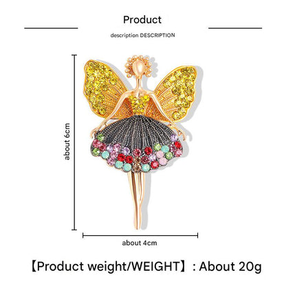 Elegant alloy pin for women