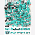 Military Series - 35-Piece Set - With Storage Box