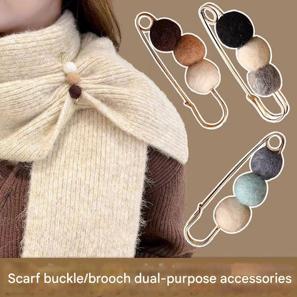 Elegant cardigan brooch view 1