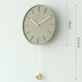 11 inch (28CM) - Scale Round Pendulum Sandstone Brown
