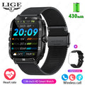 Mesh Strap with White Case and White Text