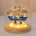 Blue Sailboat Night Light
