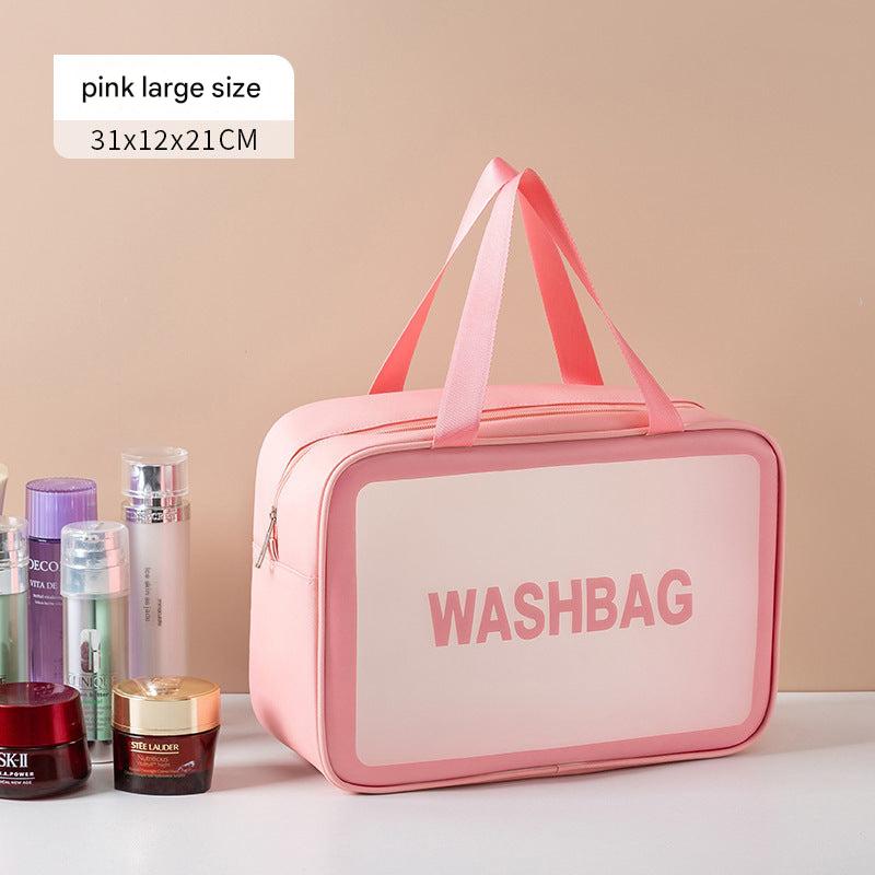 Large Capacity Wet-Dry Toiletry Bag in Black