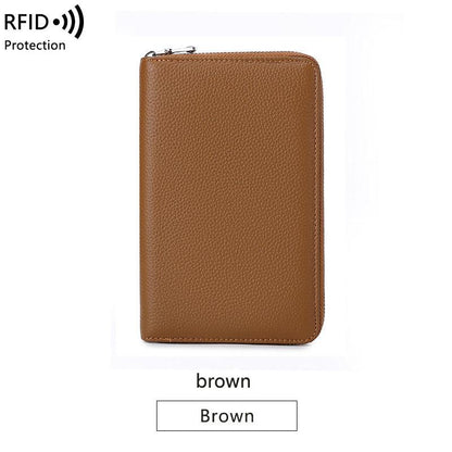Premium RFID Leather Passport Holder Image 7