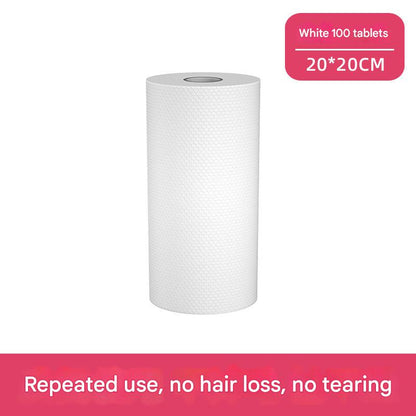 Paper towels soaking up spills effectively