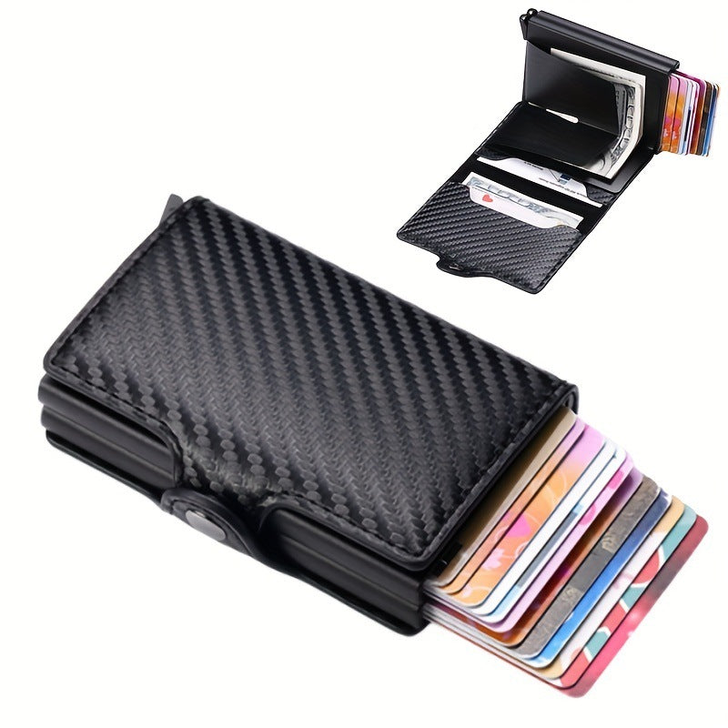 Functional wallet showcasing card slots