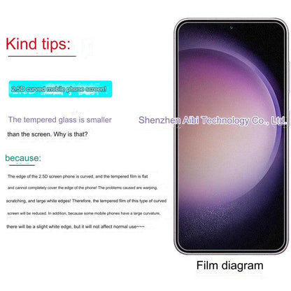 Samsung Galaxy S24 Plus Tempered Glass Screen Protector – Ultra-Clear, Anti-Fingerprint, Full Coverage