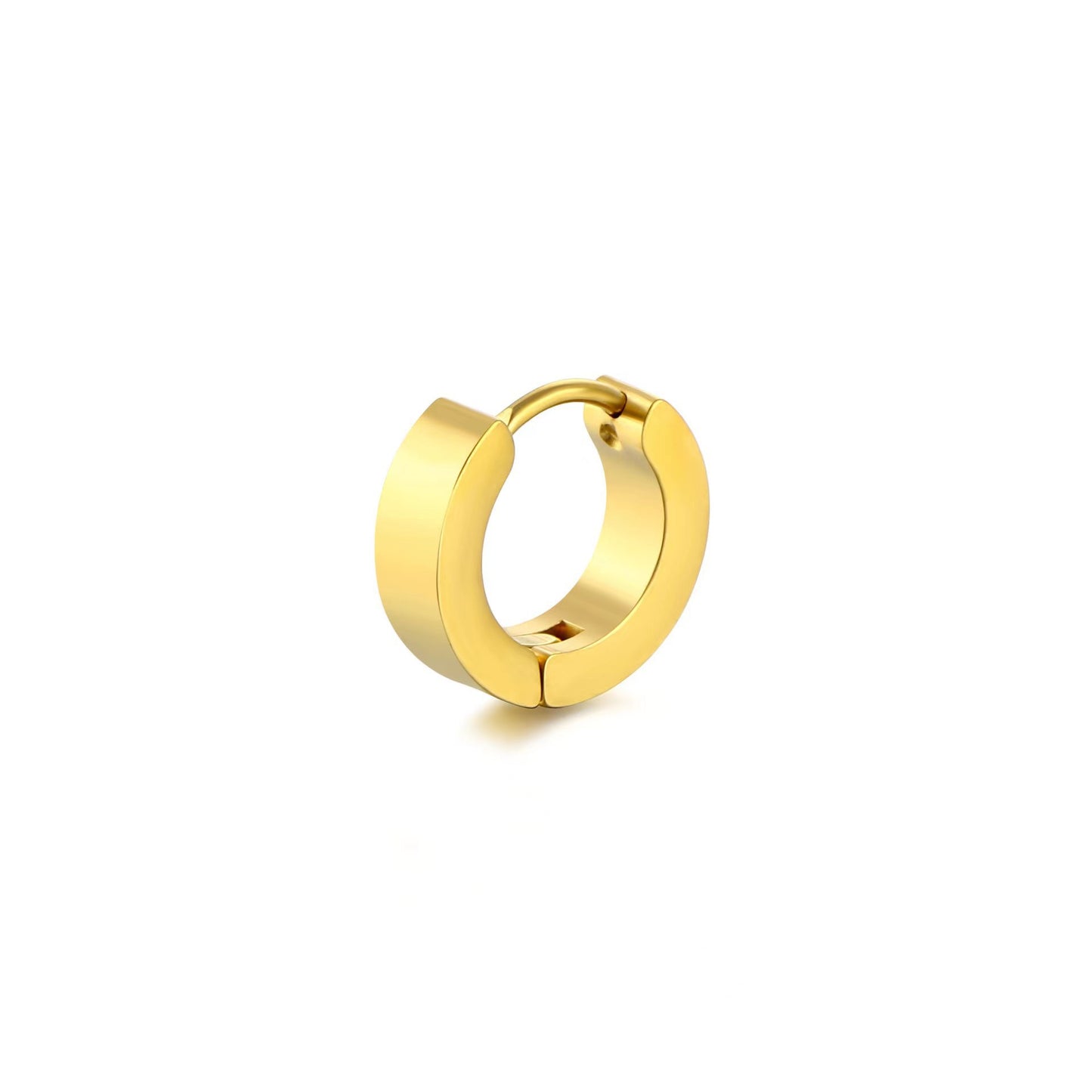 Hypoallergenic titanium earrings in colorful hues