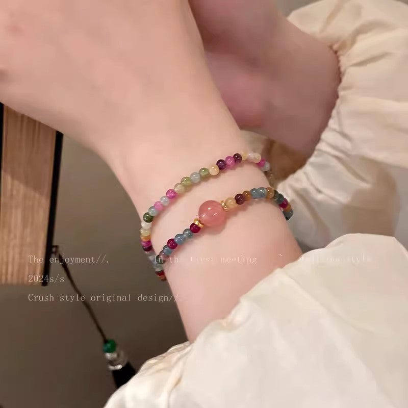 Elegant Vintage Beaded Bracelet showcased elegantly