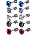 Mixed Colors 5 Pairs Set