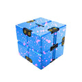 Riveted Infinite Magic Cube Blue and Rose Pink (Pack of 1)