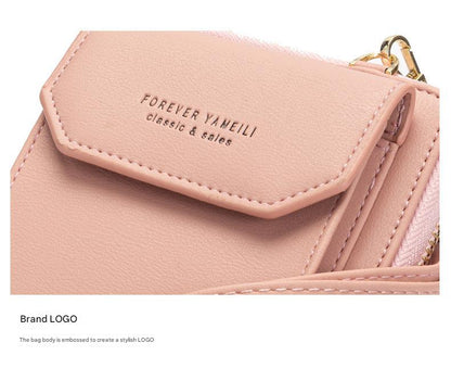 Stylish mini crossbody bag black color