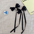 Black flowing ribbon bow *1 piece
