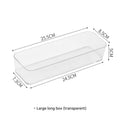 Transparent Large Rectangular Box L