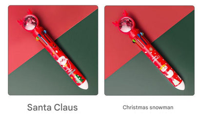 school and office supply with multicolor pen, festive design